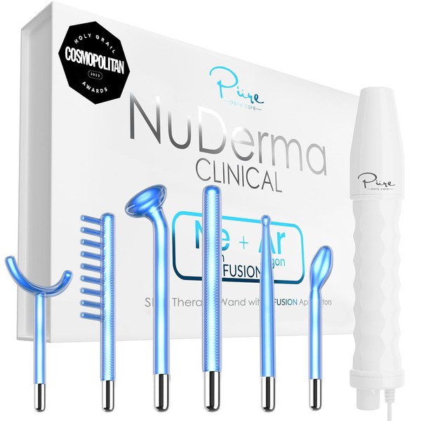 NuDerma Clinical Skin Therapy Wand - Portable Skin Therapy Machine
