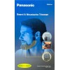 Panasonic Cordless Hair Trimmer Set with Stainless Steel Blades and