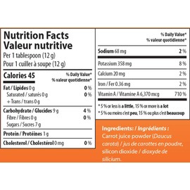 AIM Just Carrots for great carrot juice net wt,14.1oz/400g by AIM International
