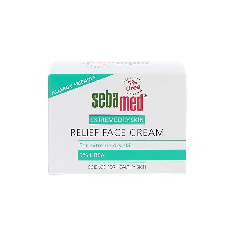 Sebamed Crema facial para piel seca 5% urea