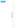 PATIKIL Luggage Tag Loops Pack of 100 PVC Luggage Loop
