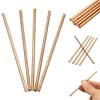 5Pcs 99.9% Pure Copper Cu Metal Rods Cylinder, Diameter 4mm,