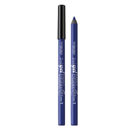 Deborah Milano Kajal 2-in-1 Eyeliner and Waterproof Eyeliner, 07 Blue, Long-Lasting, Waterproof, Ultra Pigmented and Creamy, Gives an Intense and Defined Look, 1.21 g