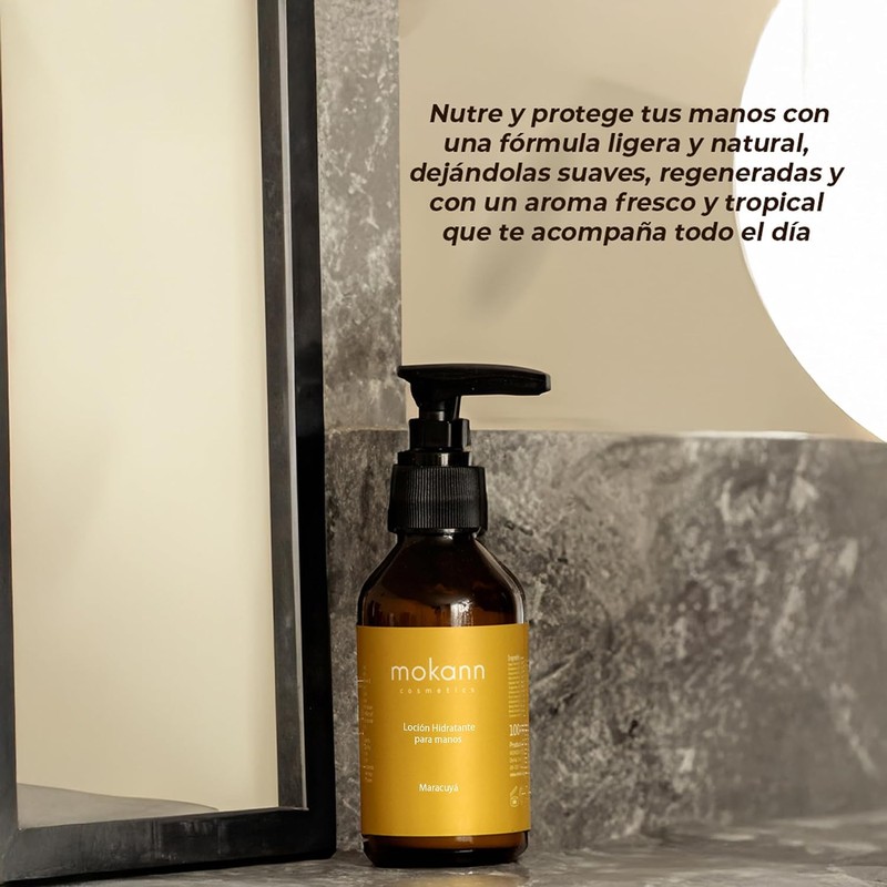 Mokkan Locion Hidratante para Manos Maracuya con Aceites Naturales 100ml