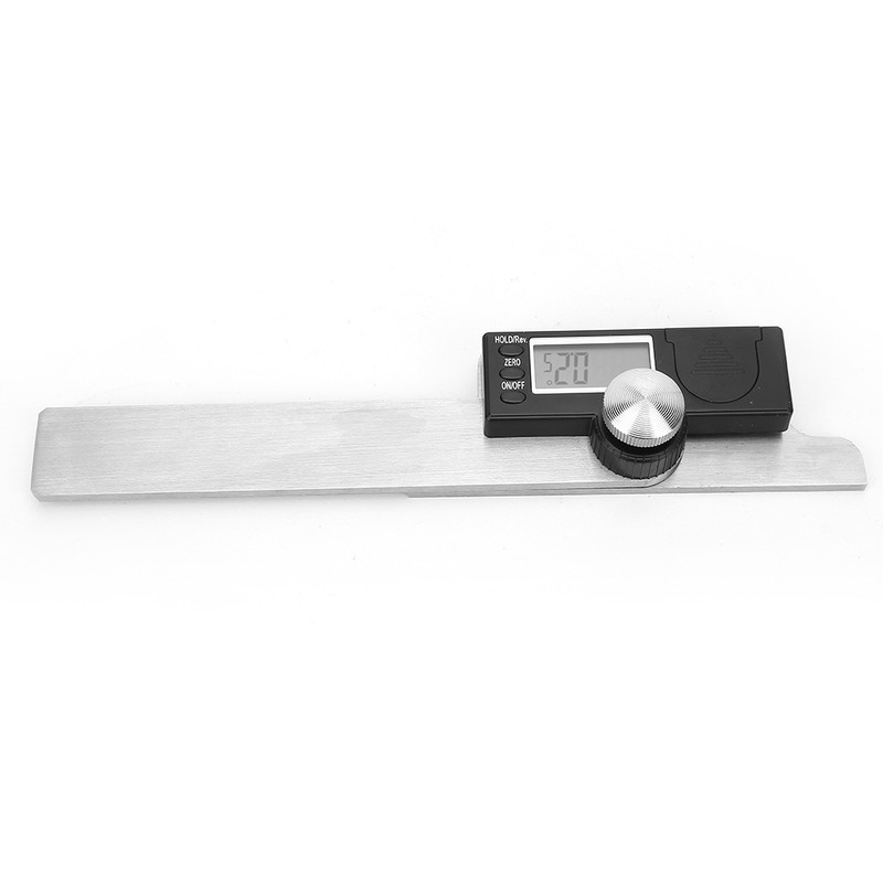 Stainless Steel Goniometer 0-180° Electric Angle Finder Digital Angle Ruler