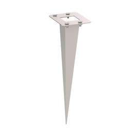 ledscom.de Garden Ground Spike for POMI and POKU Stainless Steel 18 cm 6.5 x 5 cm