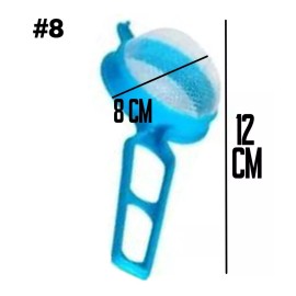 MDJ Juego 4 Coladeras De Cocina Plástico #8,10,13,16