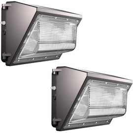 Lightdot 2Pack 200W LED Wall Pack Lights, 100-277v Dusk to Dawn Photocell | 30000Lm(150Lm/W) 5000K IP65 Outdoor Exterior Lighting Fixture, Energy Saving, ETL | 5-Yrs Warranty(Height:15~30ft)