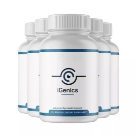 iGenics 5-Pack iGenics Eye Supplement~ Vision and Eye Natural Formula - 300 Capsules