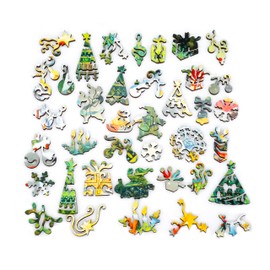 Christmas Wooden Jigsaw Puzzle for Adults - Magic is in The Air - 471 Unique Wooden Pieces. Made in The USA by Nautilus Puzzles