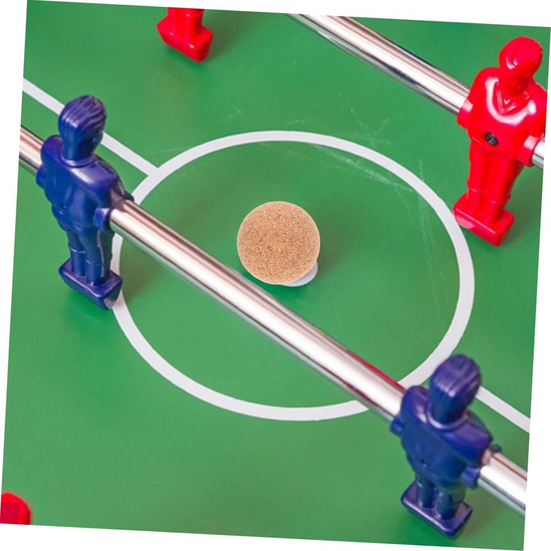 CIYODO 5Pcs Cork Balls for Foosball Table Wooden Game Balls