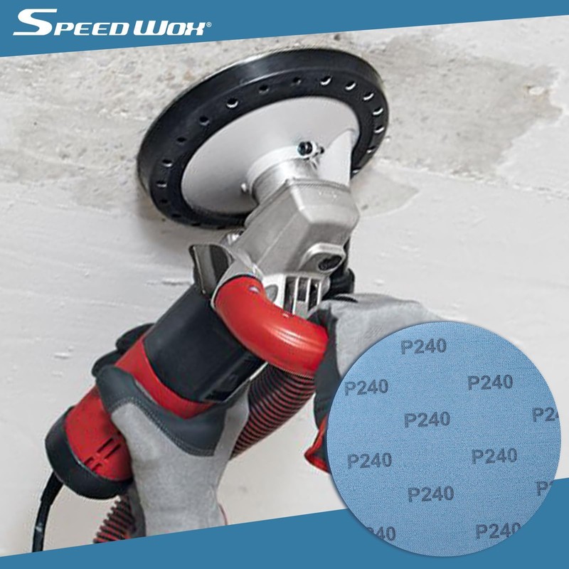 SPEEDWOX Mesh Abrasive 9 inch Drywall Sander Sandpaper 240 Grit
