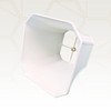 Royal Designs, Inc BSO-705-10WH Square Cut Corner Bell Lamp Shade,