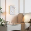 ZEROUNO LED Wall Lamp with USB-C/A Ports & Adjustable Headboard