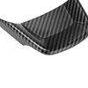 3pcs Steering Wheel Trim Kit Carbon Fiber Color ABS Frame