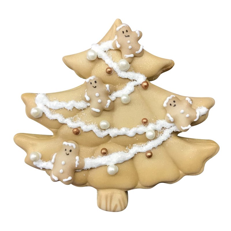 LILIAO Christmas Tree Cookie Cutter, 4.3", Winter Biscuit Bread Sandwich