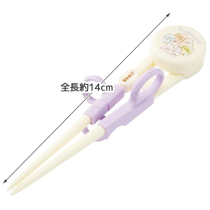 Skater ADXT1S-A Children's Training Chopsticks, 5.5 inches (14 cm), Sumikko