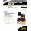 Turbo 1/3HP Cast Iron Submersible Sump Pump with Vertical Switch