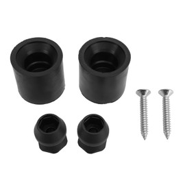 2 Set Trailer Door Holder Kit Deformation Proof Protective Rubber Door Holder Bumper for RV