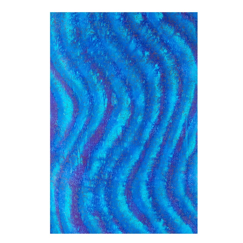 PANASIAM Sarong B124 blue wave, L