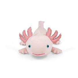 Tobar 38732 ANIMIGOS World of Nature Axolotl Plush Toy, Pink