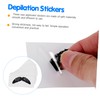 BIUDECO 20Pcs Nose Hair Wax Stickers Anti-Stick Beard Depilation Tools