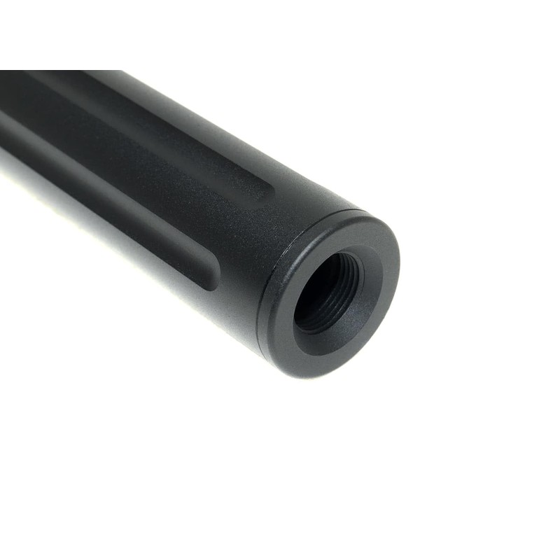 SLONG Airsoft 14mm Reverse Screw Slim Suppressor Flute