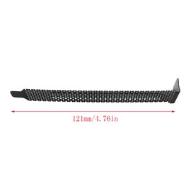 E-outstanding PCI Slot Cover 6PCS Black Dust Filter Bracket Expansion Blank Plate PC Computer Case Blank with 6PCS Screws