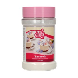 FunCakes Mix per Bavarese Naturale: Deliziosa crema, Perfetto dessert, Un budino cremoso e soffice, Facile da usare, Ideale come ripieno per torte e decorazioni, 150 g