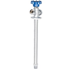 Eastman 12 Inch Frost Free Sillcock with Vacuum Breaker, 1/2 inch MIP x 1/2 inch Sweat, Brass Plumbing Fitting, 80228