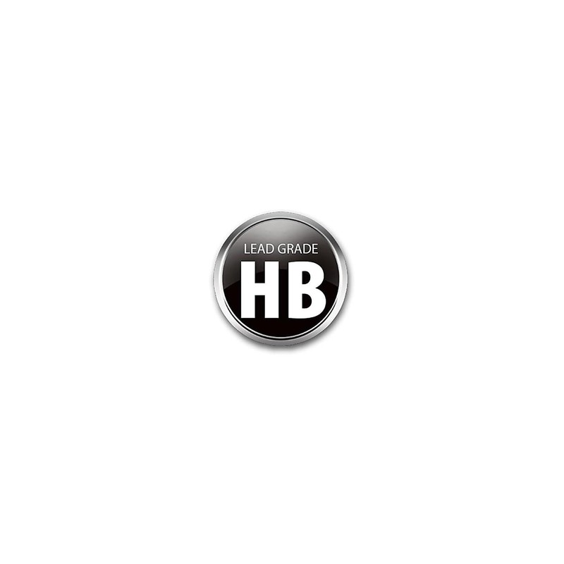 Super Hi-Polymer Lead Refills, 0.9mm, HB, Black, 15 Leads/Pack -