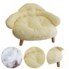 Dog Kitten Couch with Soft Removable Cushion, Portable Soft Couch