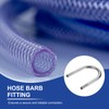 PATIKIL 2pcs 1/4" (6mm) x 1/4" (6mm) Hose Barb Fitting