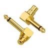 FUNCONECT 2 Pack to 1/4" Audio Adapter, RCA Female to