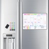 POPRUN Magnetic Family Planner Weekly Planner Magnetic Board Fridge Wipe