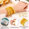Spritewelry 6pcs 8mm Stretch Beaded Bracelet for Women Men Glass