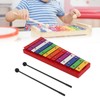 Colorful Xylophone Aluminum Birch 13 Tones Professional Glockenspiel for Creating