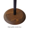 Rustic Hand-Carved Wooden Bird Paper Towel Holder - Freestanding Detachable