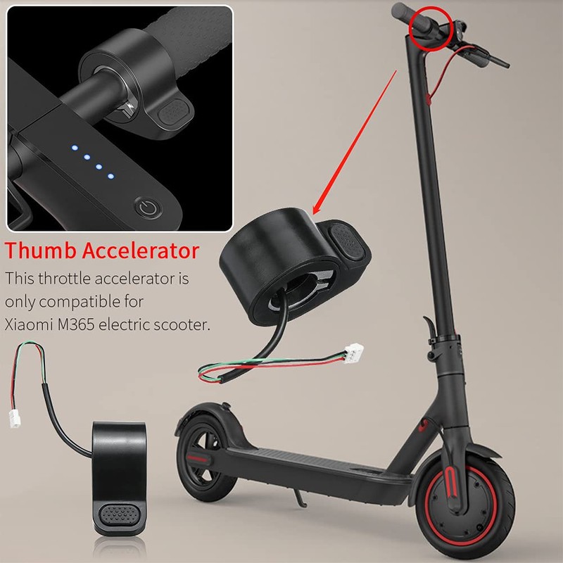 Thumb Throttle Accelerator Compatible with M365 1S Essential Pro 2
