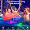 Wireless Pool Lights, Rechargeable Submersible LED Light with 10 Colors