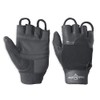 Globaleather SureGrip Fingerless Wheelchair Gloves - Black (Medium) - Hardwearing,