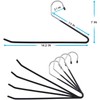 IPOW 24 Pack Heavy Duty Metal Pants Hangers, Jean Hangers