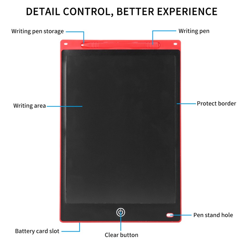 Writing Board Electronic Digital LCD Children Memo Painting Supplies for