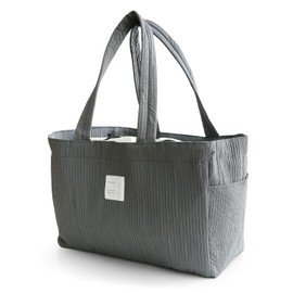 bon moment Eco Bag, Cold Insulation, Freestanding, Freestanding, Stylish, Large Capacity, Foldable, Shopping Basket Bag, Shopping Basket Bag, For Cash Register Basket, Cold Insulated Eco Bag, Charcoal