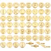 56 Pieces Wood Burning Tip Letter Wood Burning Tip Set