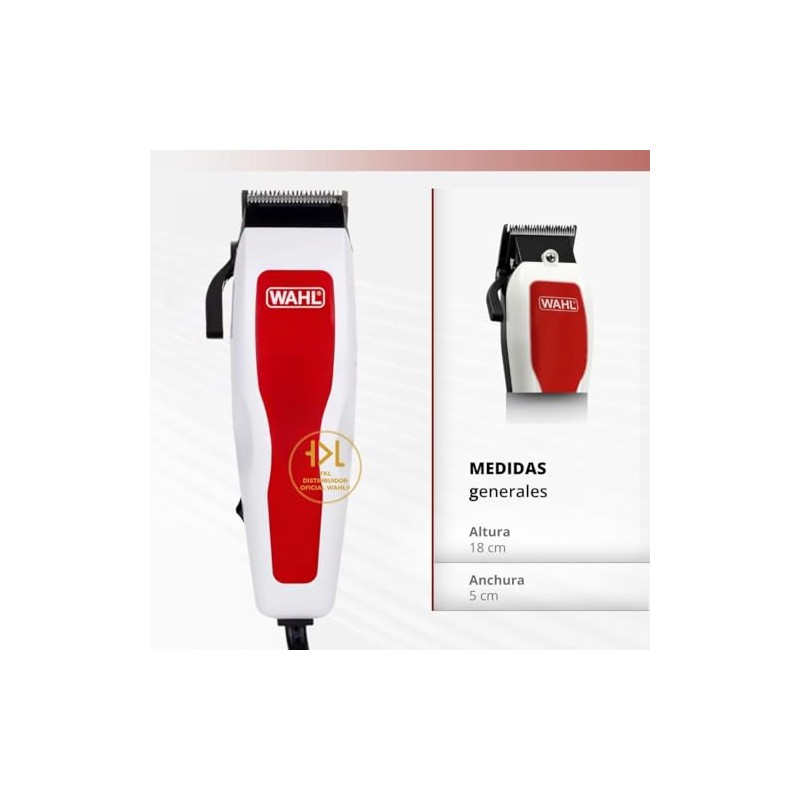 Wahl Maquina Para Cortar Cabello Y Barba Kit Completo 17