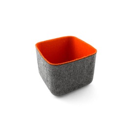 Three By Three Seattle Felt Organizer, Orange (48021), 5 x 5 inch
