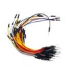 OcioDual Pack of 65 Jumper Cable Pink Male to Male