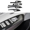 Fewshaw Carbon Fiber Style Interior Window Lift Switch Panel Cover