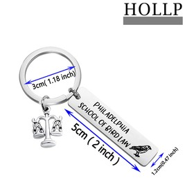 HOLLP IASIP Inspired Jewelry Attorney Lawyer Gift Charlie Kelly's Bird Law Keychain (Keychain)